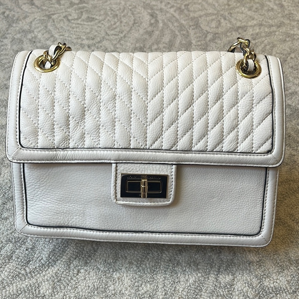 KARL Lagerfeld Quilted Shoulder Purse
